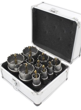 10Pcs/Set 16-5m TCT Hole Saw Drill Bit Sets Alloy Carbide Co