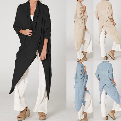 Women blouse autumn t-shirt ladies cotton tops S-5XL dress