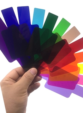 Flashes Accessories 12 Color Photographic Color Gel Filter C