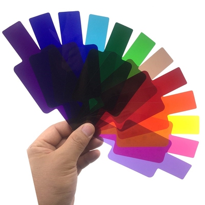 Flashes Accessories 12 Color Photographic Color Gel Filter C