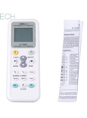 niversal 1000 in 1 K-1028E LCD Low Power Consumption Air Con