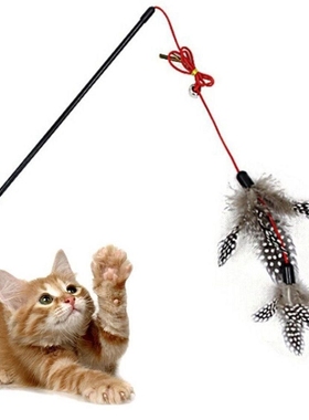 1Pcs cat toy Pet Cat Dog Kitten feather Play toys for cats F