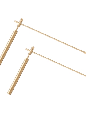 1pair Detachable Tool Copper Water Witching Dowsing Rod Hand