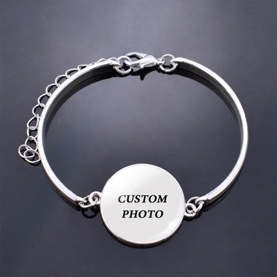 Fashion Woman Custom Bracelet Diy Baby Couple Family Photo