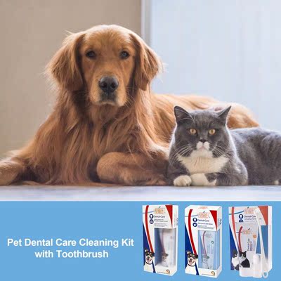 Pet Toothpaste Dog Cat Toothbrush For Dogs Helps Reduce