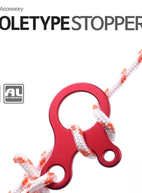 10PC Paracord Quick Knot Tent Wind Rope Buckle 3 hole Antisl