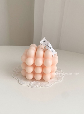 Ins wind scented candles rubiks cube furnishing articles