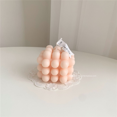 Ins wind scented candles rubiks cube furnishing articles