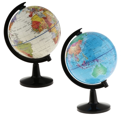 16cm Vintage Globe Rotating Swivel World Map of Earth Atlas