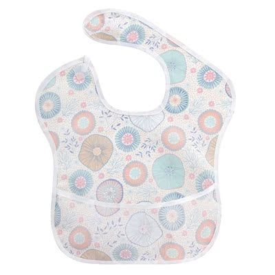 Waterproof Baby Bibs  Polyester TP Coating Feeding Bibs