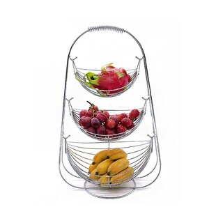 Basket Bowl Vegetables Tier Sto Kitchen Fruit Stand Holder