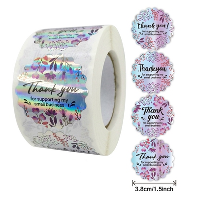 Gift Sealing Stickers Thank you Love Design Diary Scrapbook