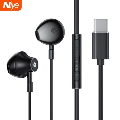 Type C Earphone Wired In Ear Stereo Wire Headset USB C Noic
