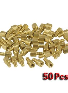 Promotion!  50 Pcs Brass Screw PCB Standoffs Hexagonal