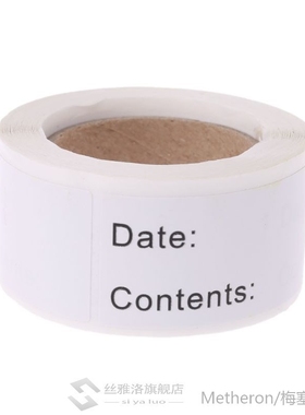 Wholesale 125pcs/roll Home kitchen Food Storage Labels Refri