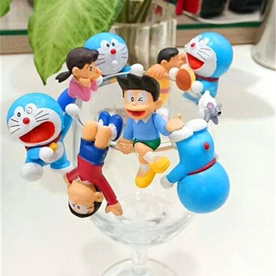 Anime Figure About 4 CM Cute Doraemon Doll Kids Gift 10 Sty