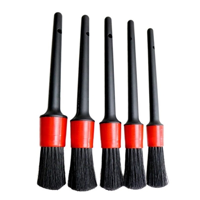 5Pcs Car Detailing Brush Set Detail  Cleaning Wheels Engine