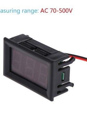 New 1PC AC 70-500V Digital Voltmeter 0.56 inch Red LED 2 Wir