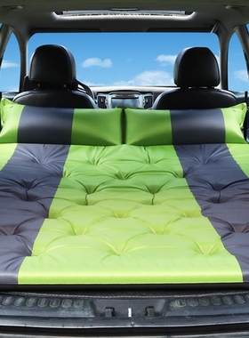 Car Air Inflatable Travel Mattress Auto Blow p Camping Bed O
