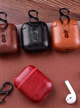 HEVARAL Leather Earphones Case For Airpods 2nd Life Waterpr