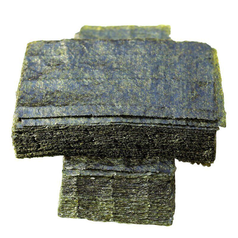50-100pcs sushi nori seaweed wholesale aaa quality, dark gre