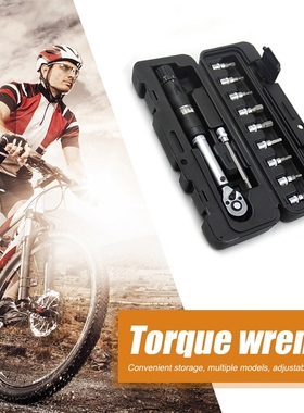 11Pcs Adjustable Torque Wrench 1/4 inch 2 14Nm Chrome Vanad