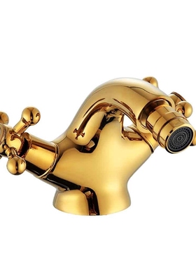 Bathroom Bidet Faucets Single Hole European Style Dual Handl