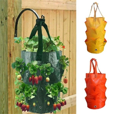Outdoor Grow Bag for Plants Hanging Strawberry Bag