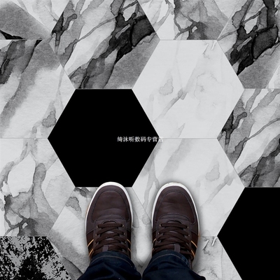 10pcs/sets Mildew proof Floor Sticker Vinyl Tiles Bathroom L