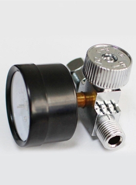 1/4inch Adjustable Mini Air Pressure Regulator Dial Gauge HV