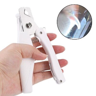 Pet Nail Trimmer Trapper Stainless Steel Dogs Cats Claw