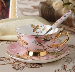 1 set Classic Fine Bone China Tea Cups Premium Ceramic Coffe