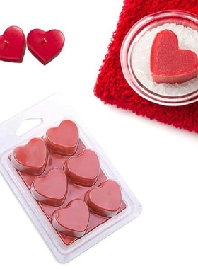 50Pcs Wax Melt Containers Clear Plastic Clamshells Molds