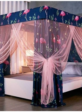 European mosquito net bed curtain thickening lace bedspread