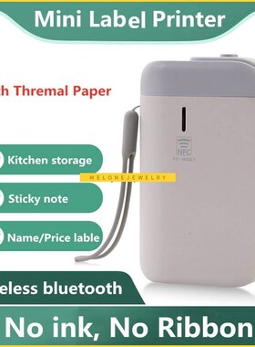 Wireless Bluetooth Portable hermal Label Printer Mini Handh