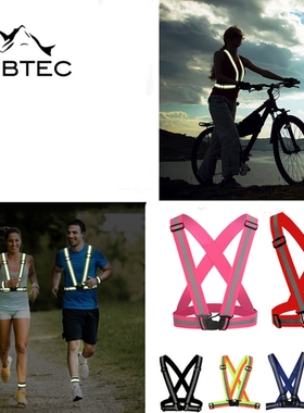 Unisex Running Light Cycling Safety Vest Bike Bicycle Light