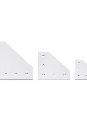 Hot sale anodized 90 Degree Joining Plate with 5 OR 7 Holes