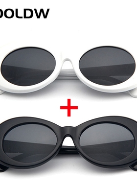 2pcs/lot Clout Goggle Kurt Cobain Sunglasses Men Women Vint