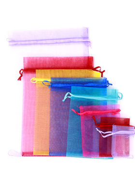 20pcs 5x7 7x9 9x12 10x15 15x20 17x23cm Organza Gift Bags Jew