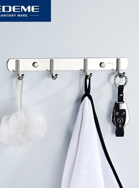 LEDEME Hook Kitchen Wall Cabinet Hook Bathroom Storage 4 Ho