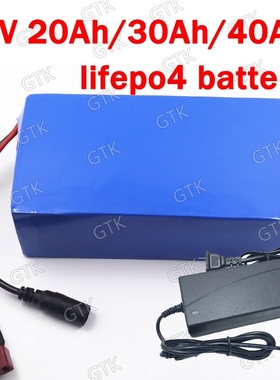GTK Lifepo4 12v 30ah battery 12.8v 20Ah 40Ah lithium for 36