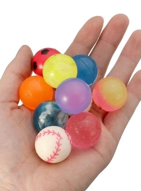 New Arrival High Quality 10Pcs Colorful 27mm Bouncy Jet Ball