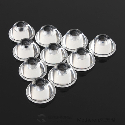 10pcs/Set 20mm 10/30/60/90/120 Degree Optical Glass LED Lens