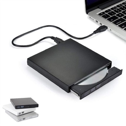 SB 2.0 Slim External DVD RW CD Writer Drive Burner Reader Pl