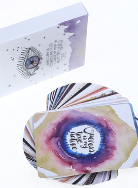 44 Pcs Oracle Tarot universe Oracle Cards Board Deck Games