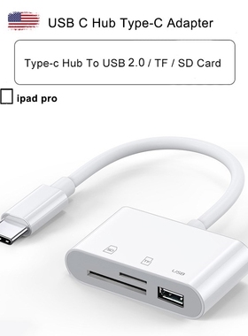 Ingelon Micro Sd Card Reader Usb C 3 In 1 Memory Card Reade