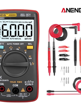 AN8002 Smart Digital Multimeter 6000 Counts Multimetro Digi