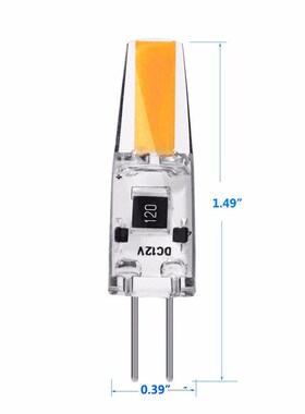 10pcs LED G4 Lamp Bulb AC DC Dimmable cob led 12V 220V 6W CO