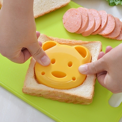 Little Bear Shape Sandwich Mold Bread Biscuits Embossed Devi