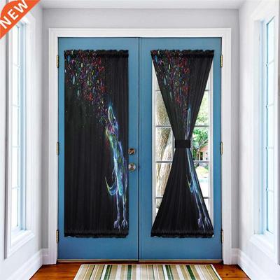 Dinosaur Door Curtain for Bedroom Kitchen Curtains Home